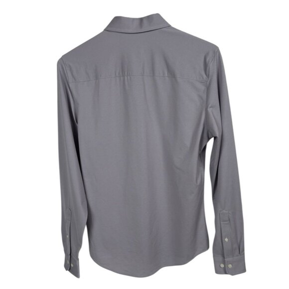 NWT Rhone Commuter Shirt Mens Small Semi-Spread Collar Slim Nightshade Oxford - Picture 3 of 9
